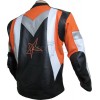 RTX Violator Orange Motorcycle Leather Jacket